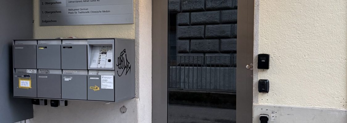 Meetingseingang Bern